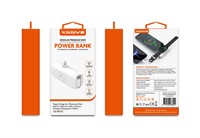 Xssive Premium Mini Powerbank For iWatch & iPhone With USB-C Cable 5000mAh XSS-PB41LW-2