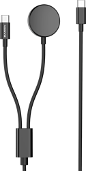 Xssive 2in1 Charging Cable for USB-C & Samsung Watch XSS-WATCH5 2IN1 - Black