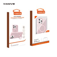 Xssive Back Case voor Magsafe Ronde Stand iPhone 17 - Pink-2