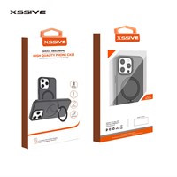 Xssive Back Case voor Magsafe Ronde Stand iPhone 17 Air - Zwart-2