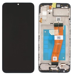 LCD Display Service Pack Galaxy A02s A025 (NON-EU) with Frame GH81-20118A - Black