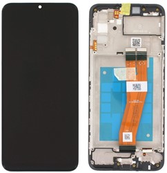 LCD Display Service Pack Galaxy A02s A025 (NON-EU) with Frame GH81-20118A - Black