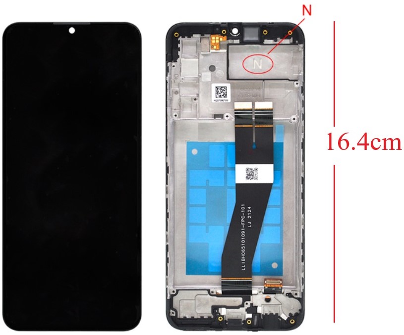 LCD Display Galaxy A03s A037G/M03s (EU) with Frame New/ORG