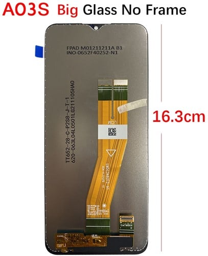 LCD Display Galaxy A03s (A037G) no Frame NEW/ORG - Zwart