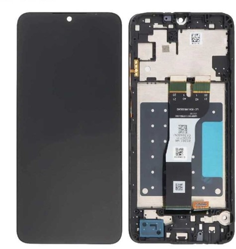 LCD Display Service Pack Galaxy A05 A055G with Frame GH81-24189A - Zwart