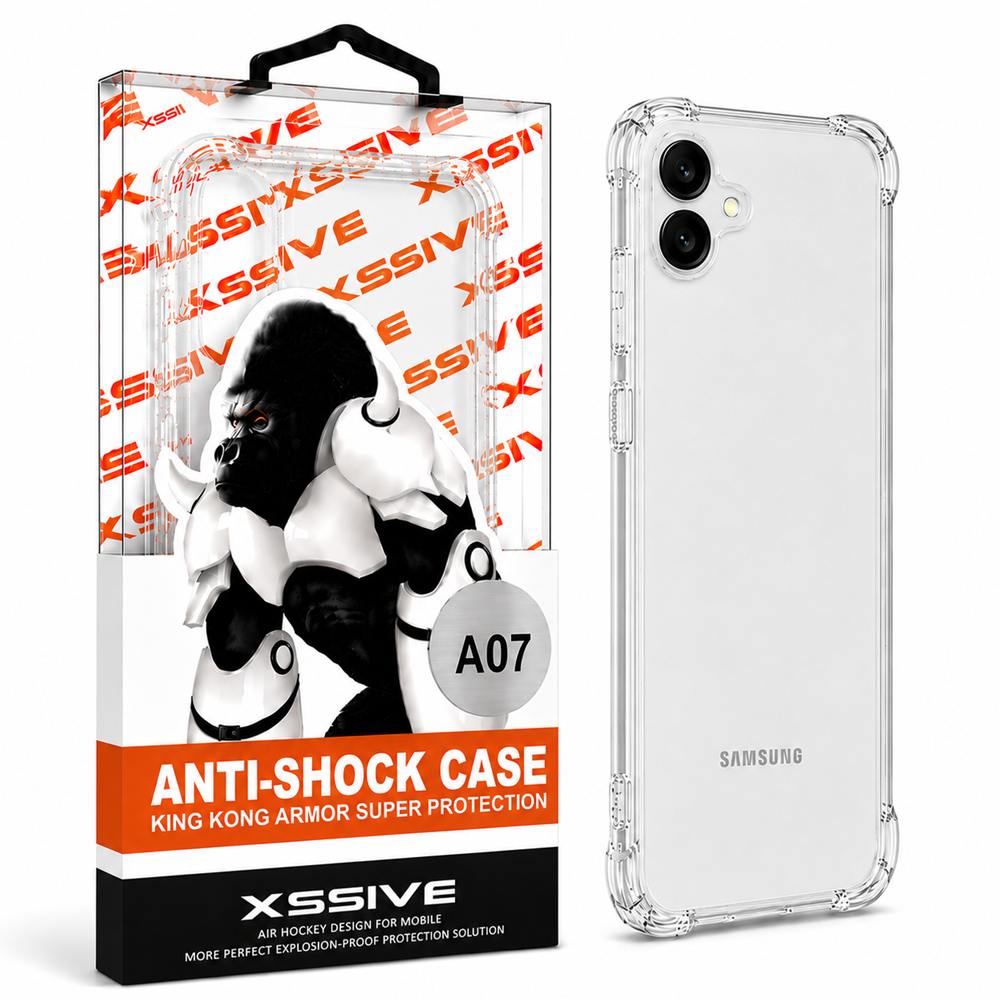 Xssive Anti Shock Back Cover Galaxy A07 - Clear