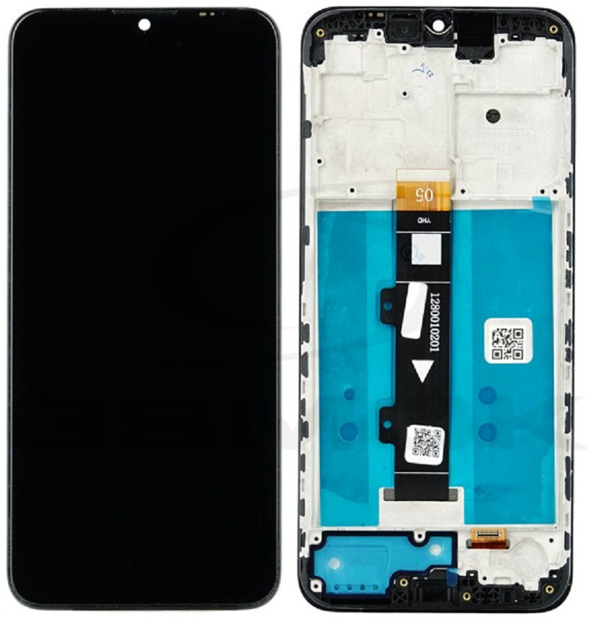 Moto G20 - LCD Display Complete with Frame ORG - Black