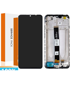 Xiaomi Redmi 9A/9C/10A - LCD Display with Frame - Black