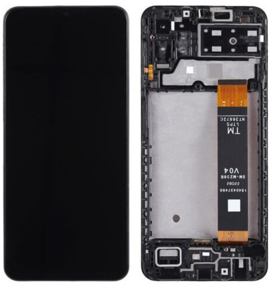LCD Display Service Pack Galaxy A13 4G (V04-TM)   W/F GH82-28653A ( M236 BLK Flex) - Black-2