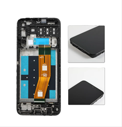 LCD Display Service Pack Galaxy A14 4G A145 with Frame GH81-23540A - Zwart