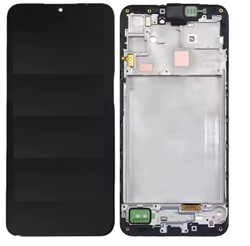 LCD Display Service Pack Galaxy A16 4G A165F with Frame GH82-36253A - Zwart