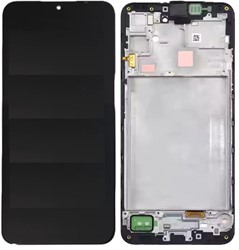 LCD Display Service Pack Galaxy A16 4G A165F with Frame GH82-36253A - Black