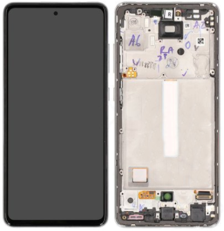 LCD Display Service Pack Galaxy A52 5G A526 GH82-25229D - Wit