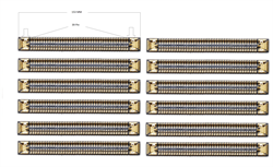Galaxy A23/A32/A52/A72/A13/A34/A54/A12/A24 - Mainboard LCD Display FPC Connector (2Pcs)