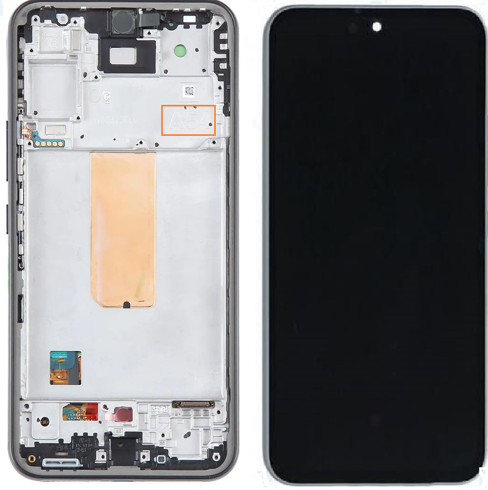 LCD Display Service Pack Galaxy A54 A546B GH82-31232A - Black