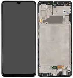 LCD Display Service Pack Galaxy A32 4G A325F with Frame GH82-25566A - Black