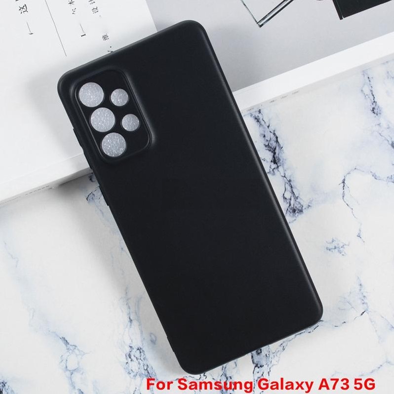 TPU Back Cover Samsung Galaxy A73 5G - Zwart
