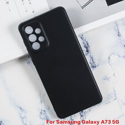 TPU Back Cover Samsung Galaxy A73 5G - Zwart
