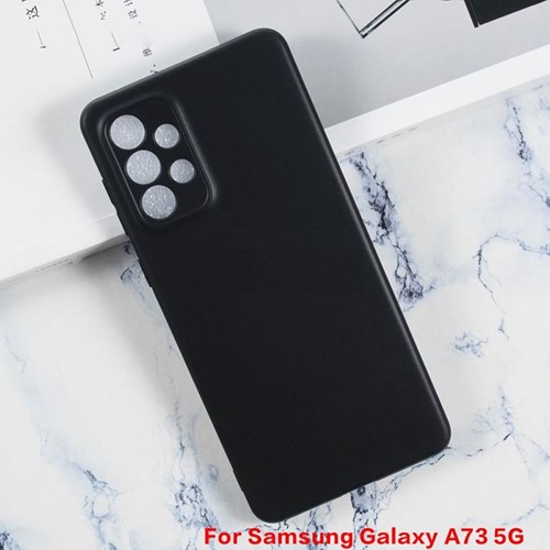 TPU Back Cover Samsung Galaxy A73 5G Zwart MondiParts B.V.