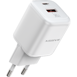 Xssive 35W Mini USB-C+USB-A GaN Fast Charger XSS-AC31