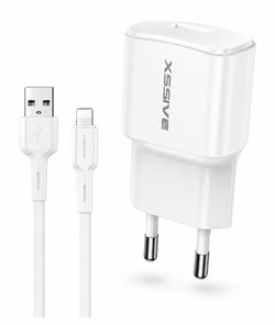 Xssive Travel Charger 1A met 8-Pin Cable (for iPhone) XSS-AC52L - Wit