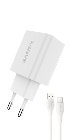 Xssive 18W QC Quick Charger & USB-C Cable XSS-AC61N AC - White