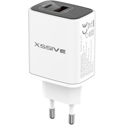 Xssive GaN 67W PDW Quick Charger XSS-AC72CA - White