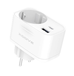 Xssive 20W PD Quick Charger with AC Outlet XSS-AC81
