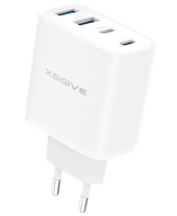Xssive 40W GaN Quick Charger with Multiple Ports XSS-AC84