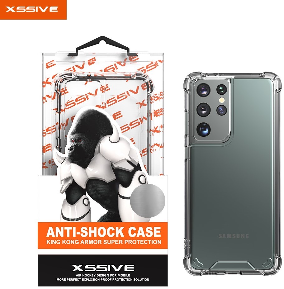 Xssive Anti Shock Back Cover Galaxy S22 Ultra - Clear
