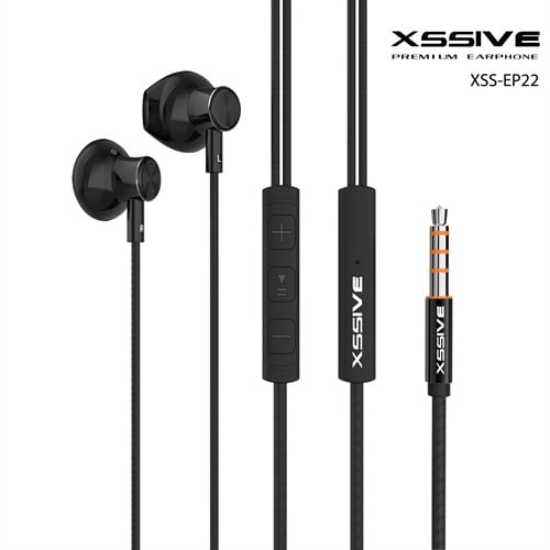 Xssive Stereo Headphones 3.5mm XSS-EP22 - Zwart