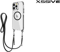 Xssive TPU Back Cover voor Magsafe met koord iPhone 12/12 Pro - Zwart