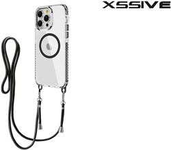Xssive TPU Back Cover compatible with Magsafe with Keycord iPhone 12/12 Pro - Black