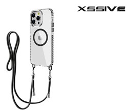Xssive TPU Back Cover compatible with Magsafe with Keycord iPhone 12 Pro Max - Black