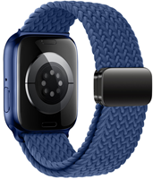 Xssive Braided Stretch Watch Strap for Apple Watch 38/40/41/42mm - Blauw