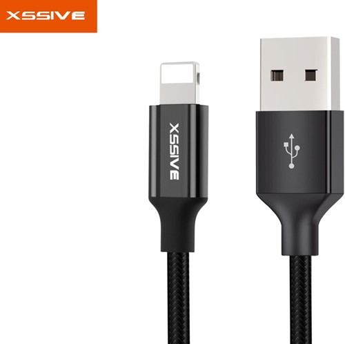 Xssive Braided USB Cable for iPhone 3m
