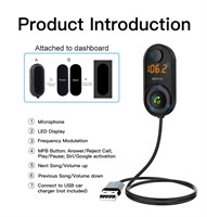 Xssive Wireless FM Transmitter + Music Player XSS-FM11-3