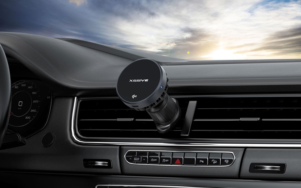 Xssive 15W Ice Cold Magnetic Wireless Car Charger Holder XSS-CH124-2