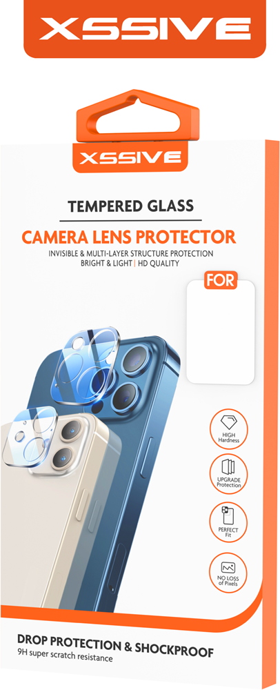 Xssive Tempered Glass Camera Lens iPhone 17 Pro Max - Clear