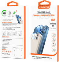 Xssive Tempered Glass Camera Lens iPhone 15 Pro/15 Pro Max - Clear-2