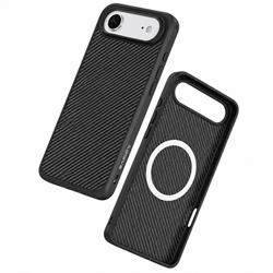 Xssive TPU Back Case Carbon for Magsafe iPhone 17 Air - Black