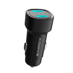 Xssive 40w PD Fast Car Charger XSS-CC42 - Zwart