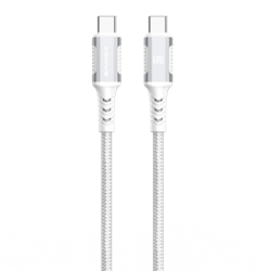 Xssive Braided 60W USB-C to USB-C Cable XSS-BR-CC-W 3M - White