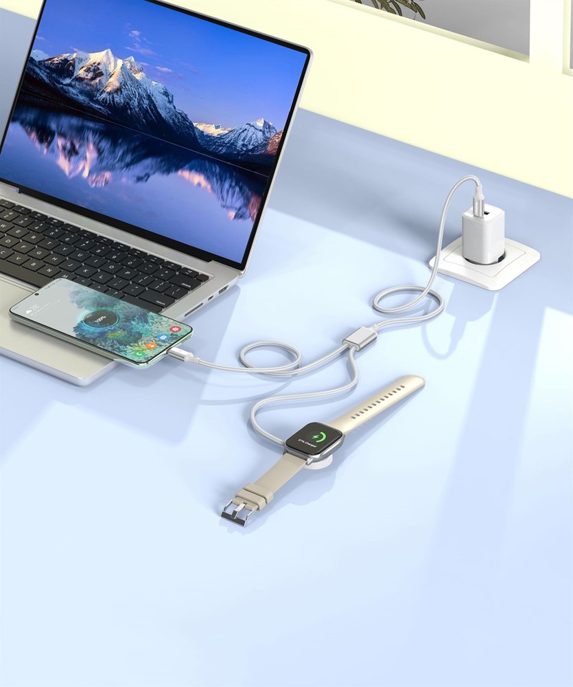Xssive 2in1 Charging Cable for iPhone/iWatch XSS-WATCH2IN1CC-2