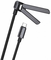 Xssive 240W Charging USB-C to USB-C Cable with Stand XSS-STCC-1M