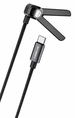 Xssive 30W Charging USB-C to 8-Pin Cable with Stand XSS-STCL-1M