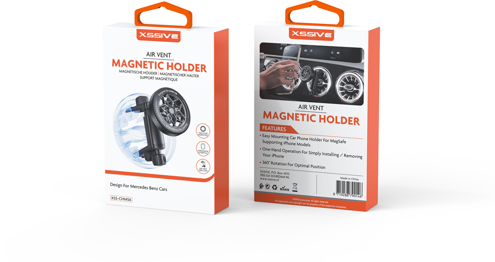 Xssive Magnetic Car Phone Holder XSS-CHMS6-2