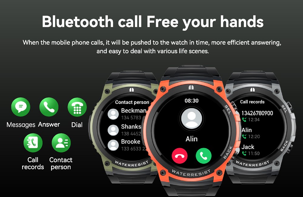 Xssive Smart Watch XSS-SW13 - Black-2