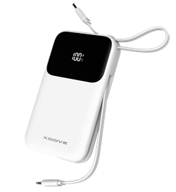 30W Powerbank Fast Charge incl. Cable 10000mAh XSS-PB49W - Wit