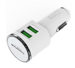 Xssive Duo Car Charger Adapter XSS-C29 - White